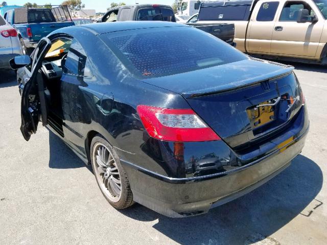 2HGFG12999H514446 - 2009 HONDA CIVIC EXL 黑色 照片 3