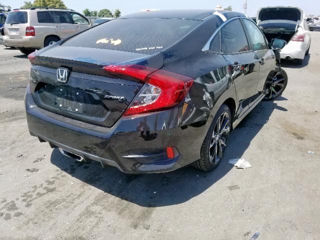 19XFC2F8XKE203997 - 2019 HONDA CIVIC SPOR BLACK photo 4