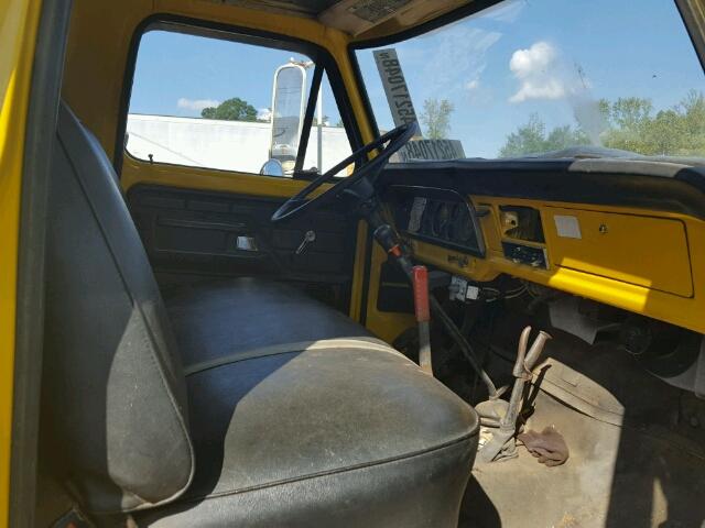 F61DVCA1857 - 1978 FORD F600 YELLOW photo 5