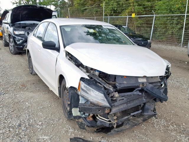 3VW1K7AJ8CM307056 - 2012 VOLKSWAGEN JETTA BASE WHITE photo 1