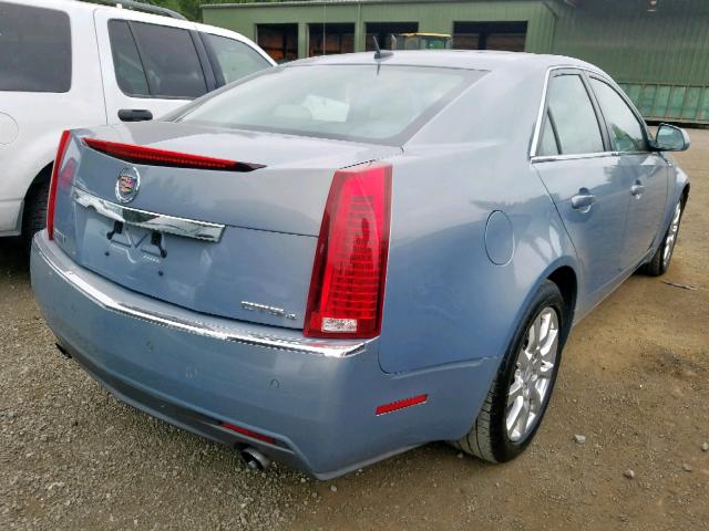 1G6DP57V880114662 - 2008 CADILLAC CTS HI FEA BLUE photo 4