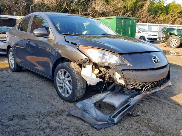 JM1BL1V70C1696918 - 2012 MAZDA 3 I GRAY photo 1