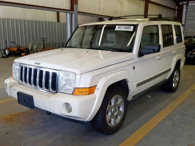 1J8HG58276C330770 - 2006 JEEP COMMANDER WHITE photo 2