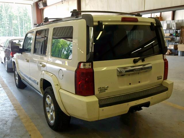 1J8HG58276C330770 - 2006 JEEP COMMANDER WHITE photo 3