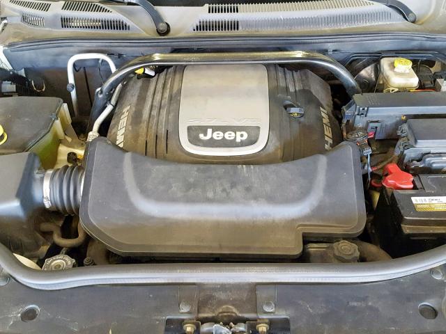 1J8HG58276C330770 - 2006 JEEP COMMANDER WHITE photo 7