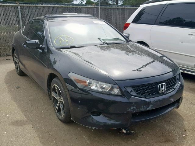 1HGCS1B88AA000390 - 2010 HONDA ACCORD EXL BLACK photo 1