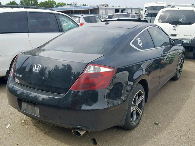 1HGCS1B88AA000390 - 2010 HONDA ACCORD EXL BLACK photo 4