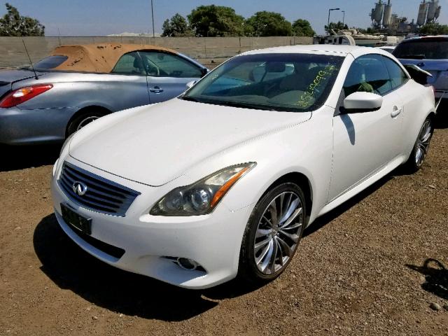 JN1CV6FE4BM952244 - 2011 INFINITI G37 BASE WHITE photo 2