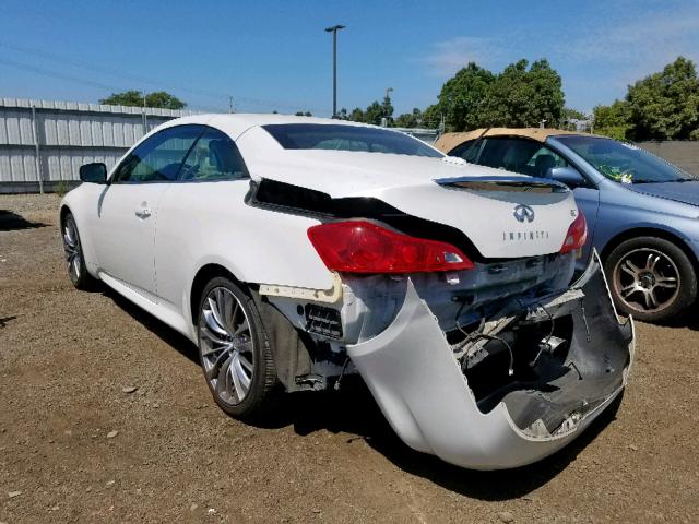 JN1CV6FE4BM952244 - 2011 INFINITI G37 BASE WHITE photo 3