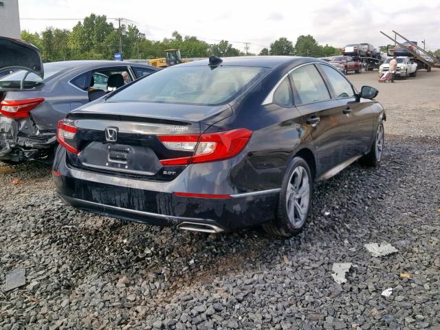 1HGCV2F50JA008352 - 2018 HONDA ACCORD EXL BLACK photo 4