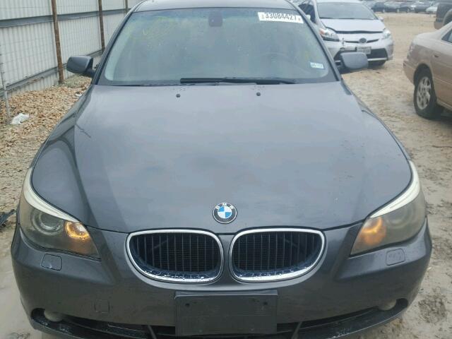 WBANA53564B849483 - 2004 BMW 525 I CHARCOAL photo 9