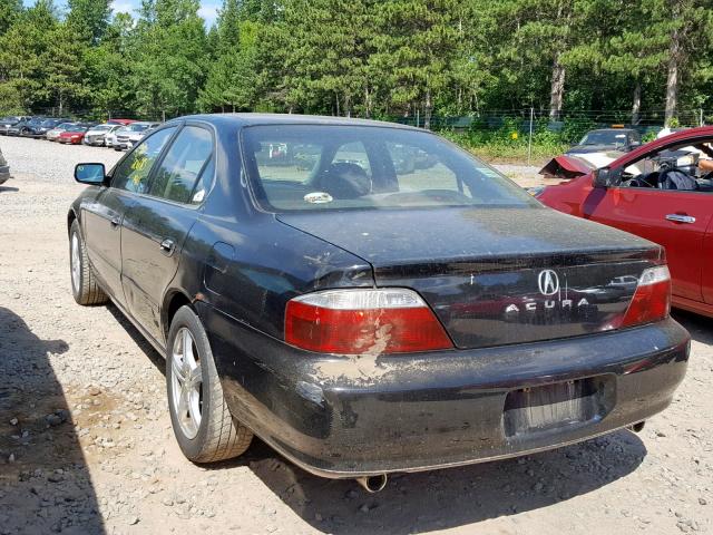 19UUA56702A032722 - 2002 ACURA 3.2TL BLACK photo 3