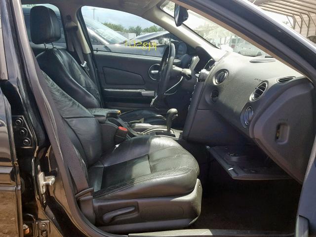 2G2WP582481190074 - 2008 PONTIAC GRAND PRIX BLACK photo 5