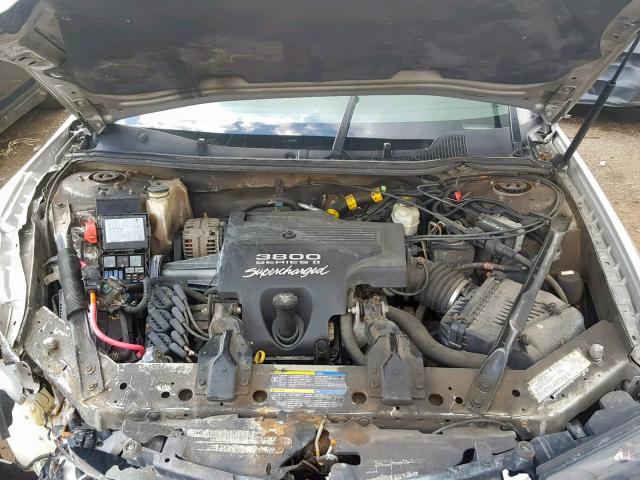 2G1WP521159220309 - 2005 CHEVROLET IMPALA SS SILVER photo 7