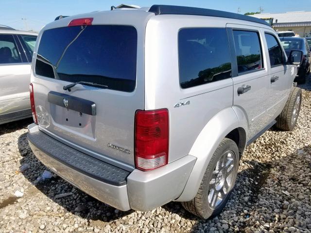 1D4PU4GX0BW517685 - 2011 DODGE NITRO HEAT SILVER photo 4