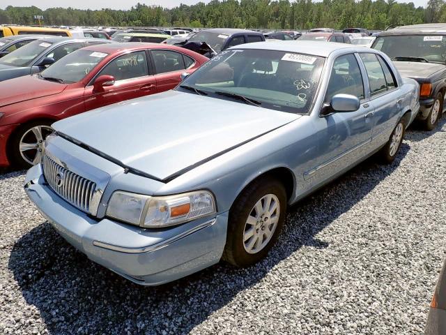 2MEFM75V06X652654 - 2006 MERCURY GRAND MARQ BLUE photo 2