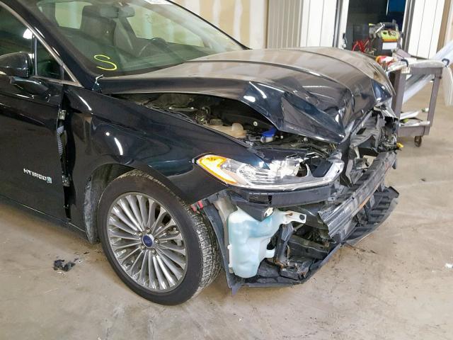 3FA6P0RU7ER153712 - 2014 FORD FUSION TIT GREEN photo 9