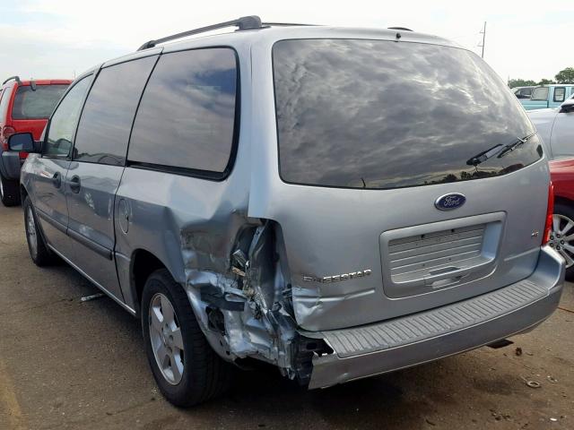 2FMZA51637BA01295 - 2007 FORD FREESTAR S SILVER photo 3