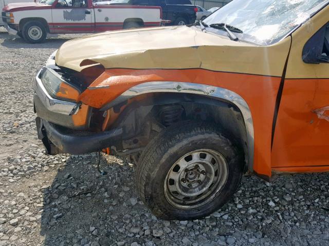 1GCCSBF9XC8155315 - 2012 CHEVROLET COLORADO ORANGE photo 10