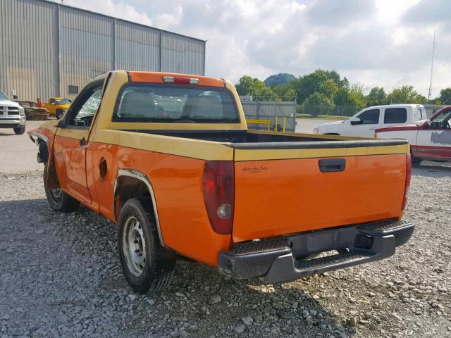 1GCCSBF9XC8155315 - 2012 CHEVROLET COLORADO ORANGE photo 3