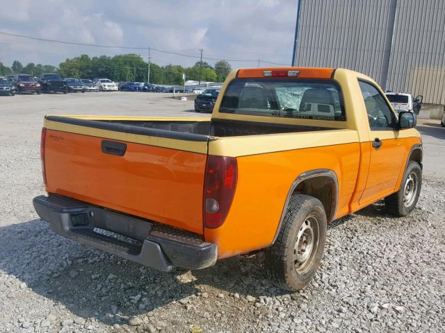 1GCCSBF9XC8155315 - 2012 CHEVROLET COLORADO ORANGE photo 4