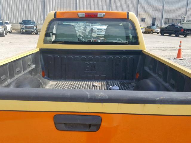 1GCCSBF9XC8155315 - 2012 CHEVROLET COLORADO ORANGE photo 6