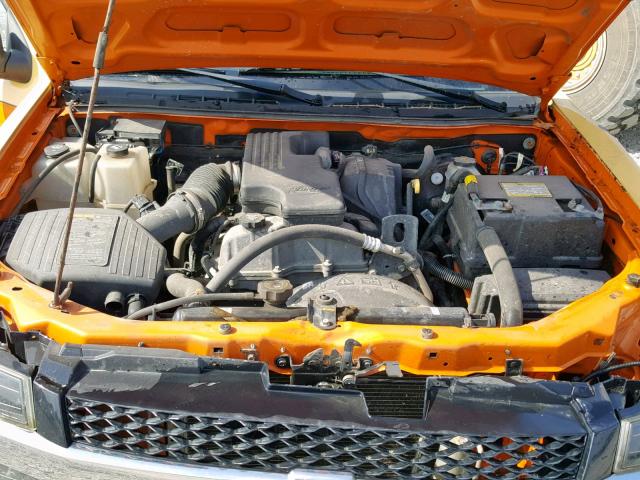 1GCCSBF9XC8155315 - 2012 CHEVROLET COLORADO ORANGE photo 7