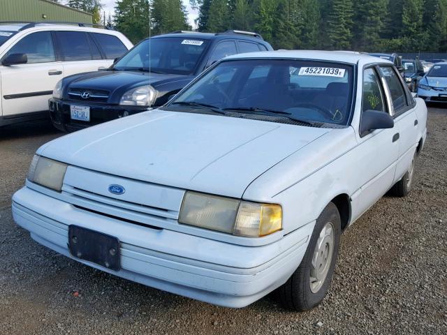 2FAPP36X6NB125998 - 1992 FORD TEMPO GL WHITE photo 2