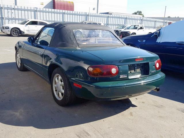 JM1NA3513M0230949 - 1991 MAZDA MX-5 MIATA GREEN photo 3