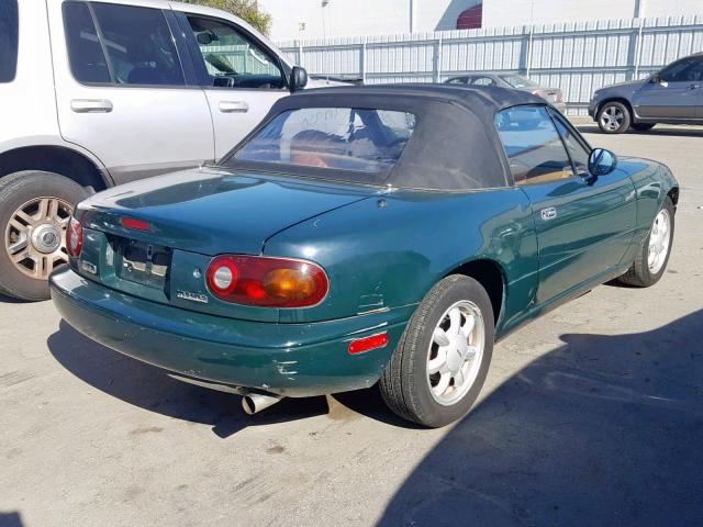 JM1NA3513M0230949 - 1991 MAZDA MX-5 MIATA GREEN photo 4