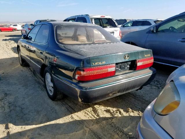 JT8GK13T6S0100593 - 1995 LEXUS ES 300 GREEN photo 3