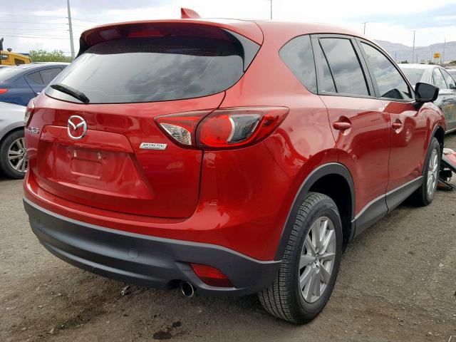 JM3KE2BE8F0491321 - 2015 MAZDA CX-5 SPORT RED photo 4