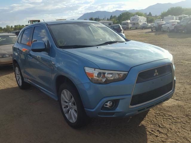 JA4AR4AUXBZ006190 - 2011 MITSUBISHI OUTLANDER BLUE photo 1