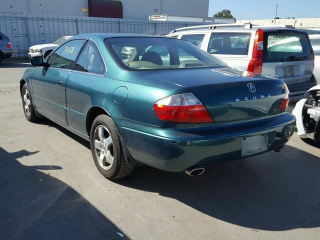 19UYA42403A005352 - 2003 ACURA 3.2CL GREEN photo 3