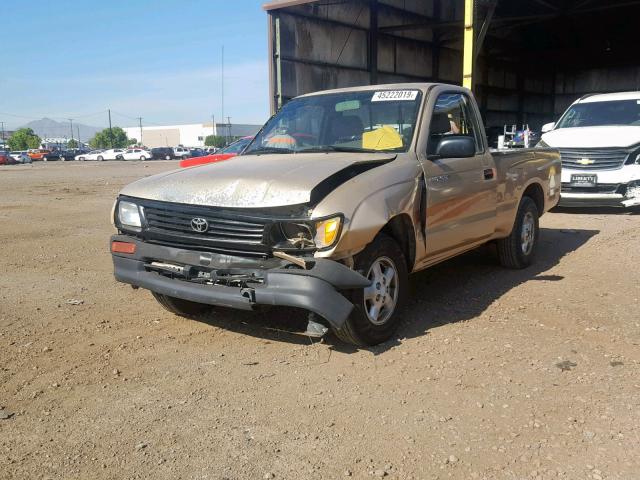 4TAUN41B5SZ033189 - 1995 TOYOTA TACOMA TAN photo 2