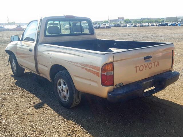 4TAUN41B5SZ033189 - 1995 TOYOTA TACOMA TAN photo 3