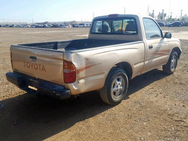 4TAUN41B5SZ033189 - 1995 TOYOTA TACOMA TAN photo 4