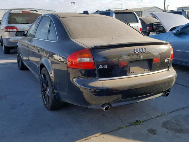 WAUCD64B54N087495 - 2004 AUDI A6 S-LINE BLACK photo 3