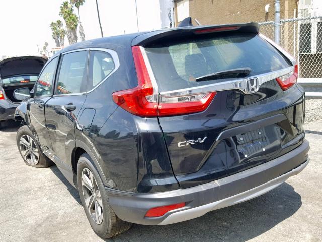 2HKRW5H35KH400160 - 2019 HONDA CR-V LX BLACK photo 3