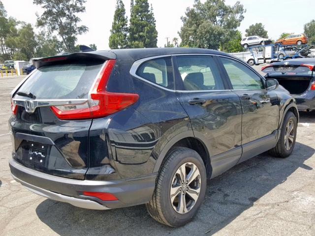 2HKRW5H35KH400160 - 2019 HONDA CR-V LX BLACK photo 4