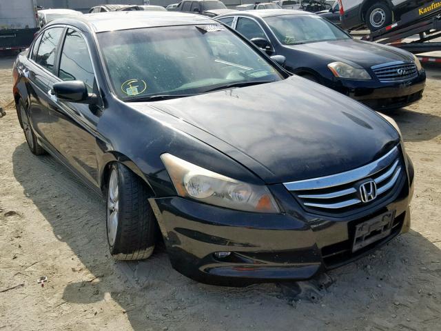 1HGCP3F85BA018645 - 2011 HONDA ACCORD EXL BLACK photo 1