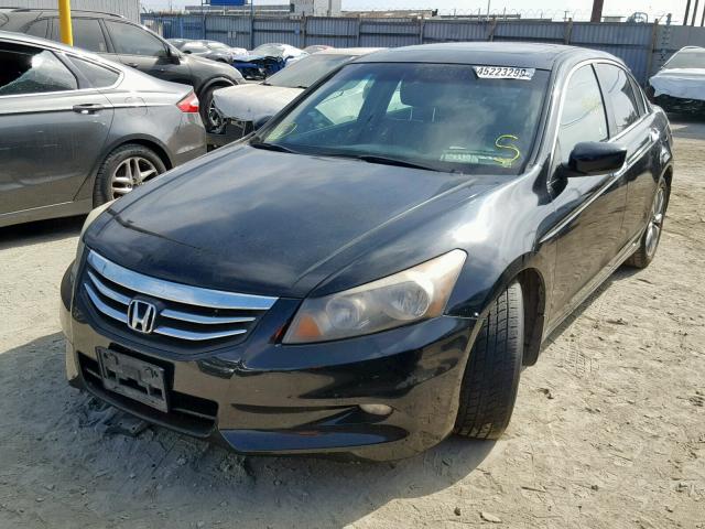 1HGCP3F85BA018645 - 2011 HONDA ACCORD EXL BLACK photo 2