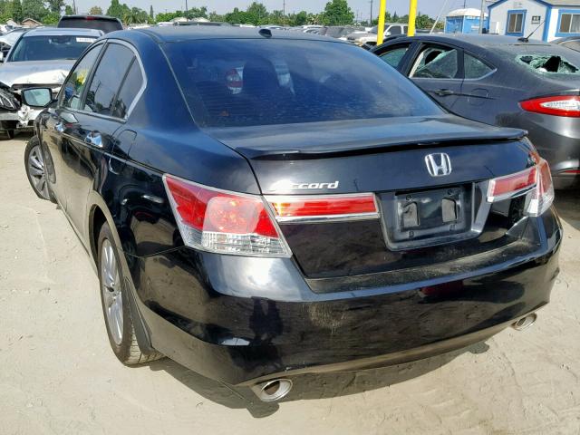 1HGCP3F85BA018645 - 2011 HONDA ACCORD EXL BLACK photo 3