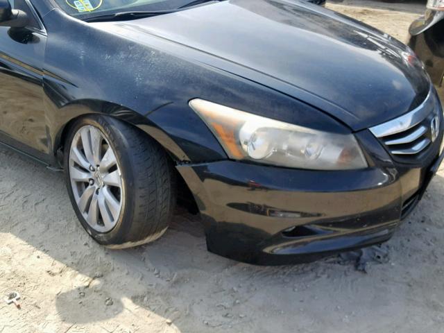 1HGCP3F85BA018645 - 2011 HONDA ACCORD EXL BLACK photo 9