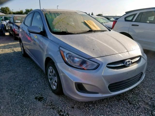 KMHCT4AE9GU967369 - 2016 HYUNDAI ACCENT SE GRAY photo 1