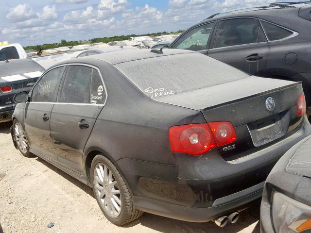 3VWXJ71K26M747025 - 2006 VOLKSWAGEN JETTA GLI BLACK photo 3