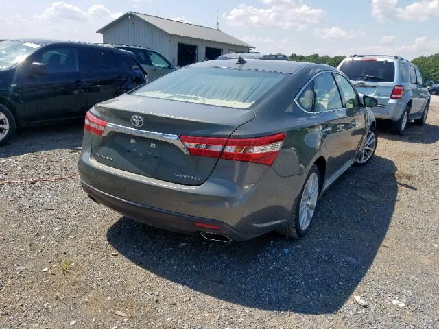 4T1BK1EB6EU097090 - 2014 TOYOTA AVALON BAS GRAY photo 4