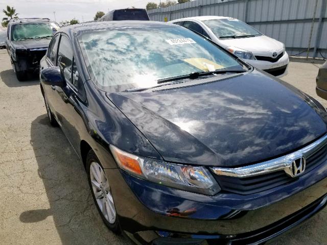 19XFB2F97CE300457 - 2012 HONDA CIVIC EXL 黑色 照片 1