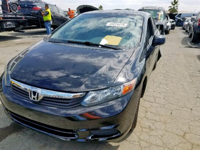 19XFB2F97CE300457 - 2012 HONDA CIVIC EXL 黑色 照片 2