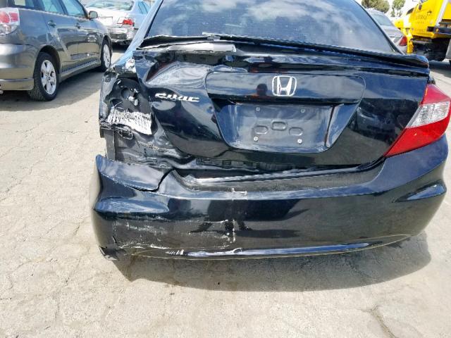 19XFB2F97CE300457 - 2012 HONDA CIVIC EXL 黑色 照片 9